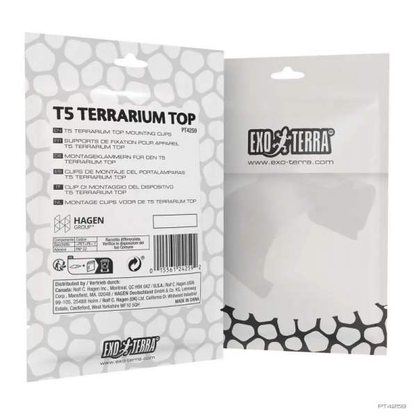 Montageklammern für den T5 Terrarium Top